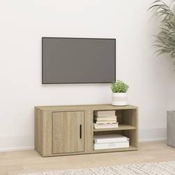 vidaXL Madera Contrachapada Roble Sonoma 80x31.5x36 cm Mueble de TV