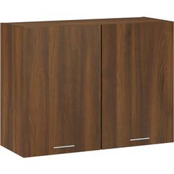 vidaXL Mobile Pensile Rovere Marrone 80 x 31 x 60 cm Armadio