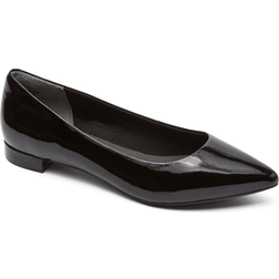 Rockport Women's Total Motion Adelyn Ballet Black Patent