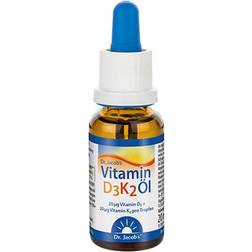 Jacob's Vitamin D3 K2 Drops 20 40 60ml