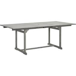 vidaXL Garten-Esstisch 150-200x100x75 Massivholz Akazie