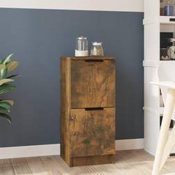 vidaXL Sideboard Smoked Oak 30 x 30 x 70 cm Storage Cabinet