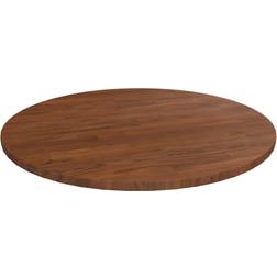 vidaXL Round Top Dark Brown Ø19.7x0.6 Plateau de table