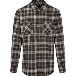 Urban Classics Camisa Checked Roots - Rouge