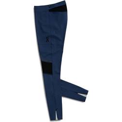 On Run Long Tights - Denim/Black