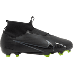 Nike Jr Mercurial Superfly 9 Academy MG - Black/Summit White/Volt/Dark Smoke Grey