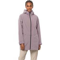 Jack Wolfskin Mainkai Long Jacket W - Quail