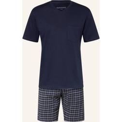 Schiesser Pyjamas Shorts - Blau