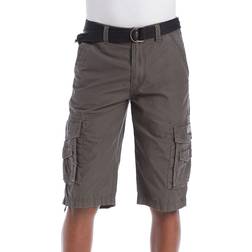 Unionbay Men's Cordova Belted Messenger Cargo Short - Flint