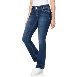 WallFlower Women's InstaStretch Luscious Curvy Bootcut Jeans, Chrystie