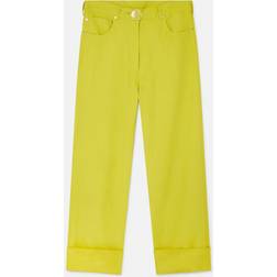 Stella McCartney Bredbenede Bukser - Gul