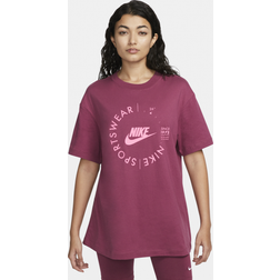 Nike Women's Sportswear Sports Utility T-Shirt Rosewood