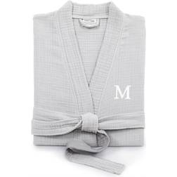 Linum Home Textiles Smyrna Personalized Luxury Robe Gray