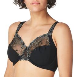 Soutien-Gorge Aux Bonnets Profonds Noir