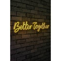 33.1" Novelty Better Together Led Neon Sign Photo Frame