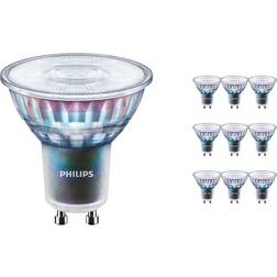 Philips Fordelspakke 10x MASTER LEDspot ExpertColor GU10 PAR16 5.5W 375lm 36D 930 varm hvid bedste farvegengivelse dæmpbar erstatter 50W