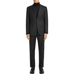 Zegna Trofeo Milano Regular Fit Suit - Black