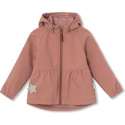 Mini A Ture Softshell Jakke, Briddi/Wood rose