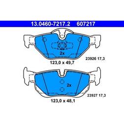 ATE Bremsbelagsatz BMW 13.0460-7217.2 34216767150,34216773161,34216774692