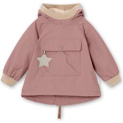 Mini A Ture Vito Fleece Lined Anorak - Pale Wood Rose