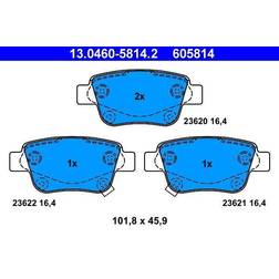 ATE Bremsbelagsatz TOYOTA 13.0460-5814.2 0446605010,0446605020,0446628110 0446658010