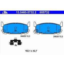 ATE 13.0460-5732.2 Remblokkenset MAZDA MX-5 2