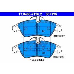 ATE Jarrupalat VW Mercedes-Benz 13.0460-7196.2