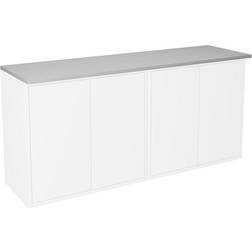 Gustavsberg Graphic Topplade til Skabe 120 x 32 cm med Belysning Grå