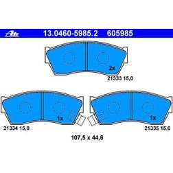 ATE 13.0460-5985.2 Jeu de Plaquettes de Frein Suzuki: Swift 2, Subaru: Justy 2