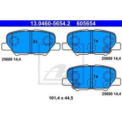 ATE Bremsbelagsatz, Scheibenbremse Hinterachse 13.0460-5654.2