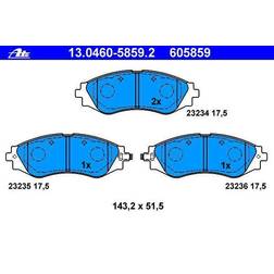 ATE Kit Pastiglie Freno 13.0460-5859.2