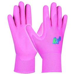 GEBOL Handschuh, Polyester Nitril, 5-8 Jahre rosa