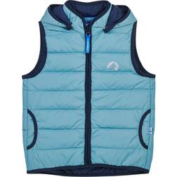 Finkid Kinder Outdoorweste VANULI blau-kombi