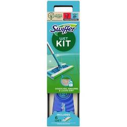 Swiffer Starter Kit Wet Scopa + 6 Panni Umidi - 5 - Include 1 Scopa