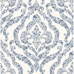 Nuwallpaper Blue Guildford Peel & Stick Wallpaper