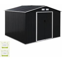 X 6.2FT 7.06m² Metal shed Calaisis Alice's (Building Area )