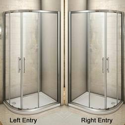 Sky 1200X800mm right tray Offset Quadrant Shower