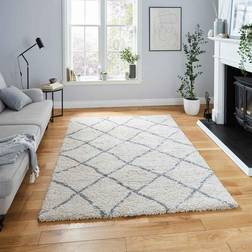 Think Rugs Scandi Berber G257 Grey, White cm
