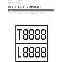 Avant Digital vægttavle sort