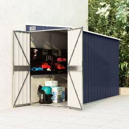 vidaXL Capanno Da Giardino A Parete Antracite 118x288x178 cm (Superficie edificio )