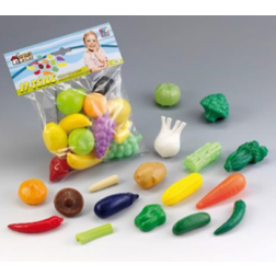 Junior Home Play Fruits Set 17 pcs 2 asst. Leverantör, 5-6 vardagar leveranstid