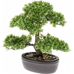 Emerald Kunstpflanze Bonsai Mini-Ficus Weihnachtsbaum