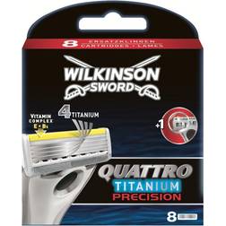 Wilkinson Sword Rasierklingen, Quattro Titanium Precision 8 x