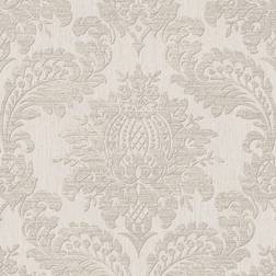 Boutique Taupe Archive Damask Wallpaper