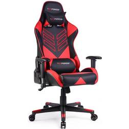 GTForce GTFORCE Pro ST Reclining Sports Racing Gaming Chair Red