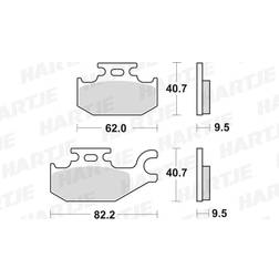 TRW Brake Pad Mcb724si