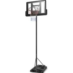 Costway Adjustable Height Portable Basketball Stand with Wheels