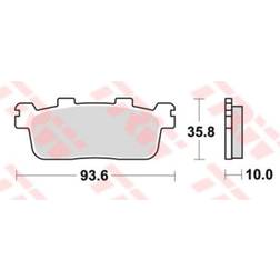 TRW Lucas Bremsbeläge Sintermetall Scooter