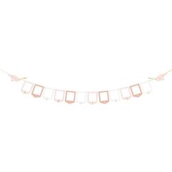 PartyDeco Guirlande Cadre Photos Rose
