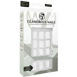 W7 Glamorous Nails Salon Professional False Nails At Glue Adhesive Included Shape